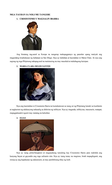 mga tanong tungkol sa noli me tangere|Noli Me Tangere Tauhan at mga Katangian ng Bawat .